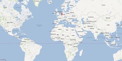 Местоположение на Люксембург върху картата на света
