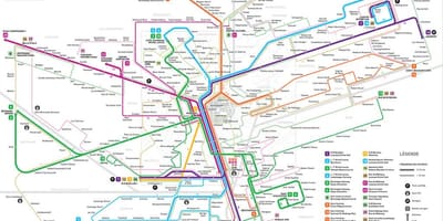 Карта на Люксембург метрото
